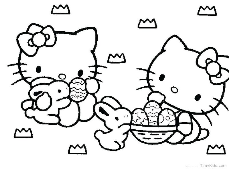 Hello Kitty Face Coloring Pages