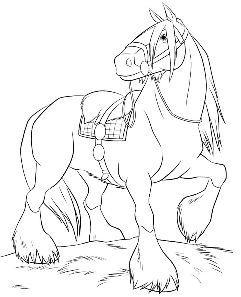 Horse Coloring Pages For Girls