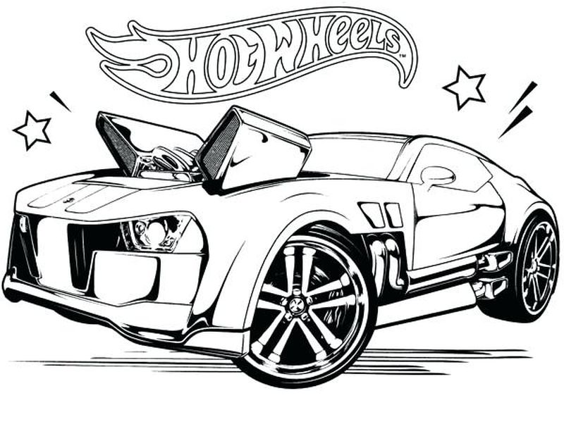 Hot Wheels Coloring Pages Pdf