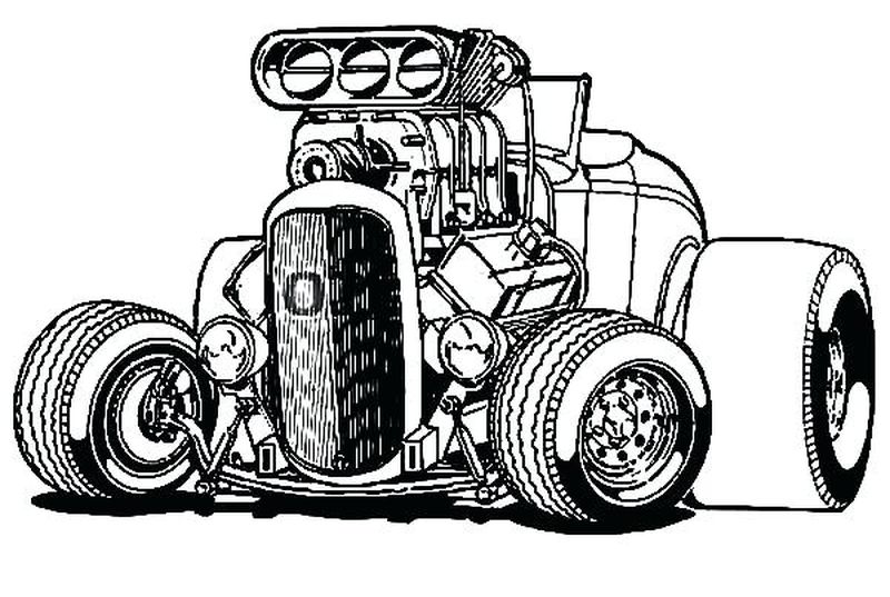 Hot Wheels Monster Truck Coloring Pages