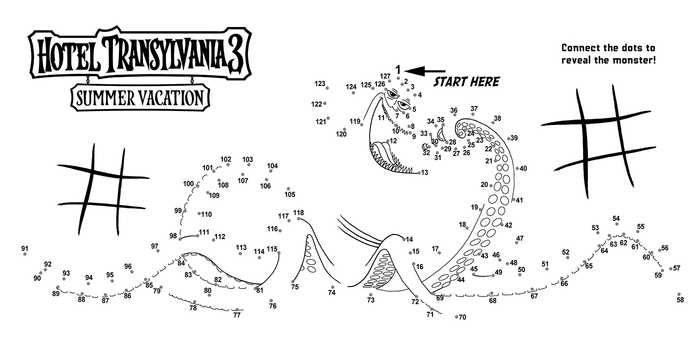 Hotel Transylvania Activity Sheets Printable