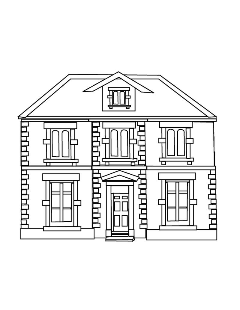 House Coloring Pages To Print