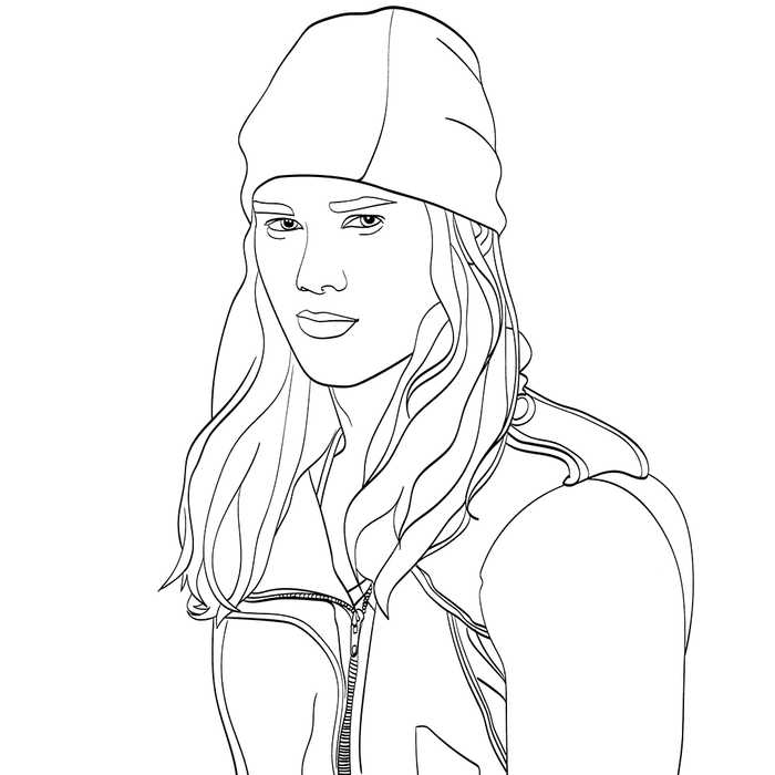 Jay Descendants Coloring Page