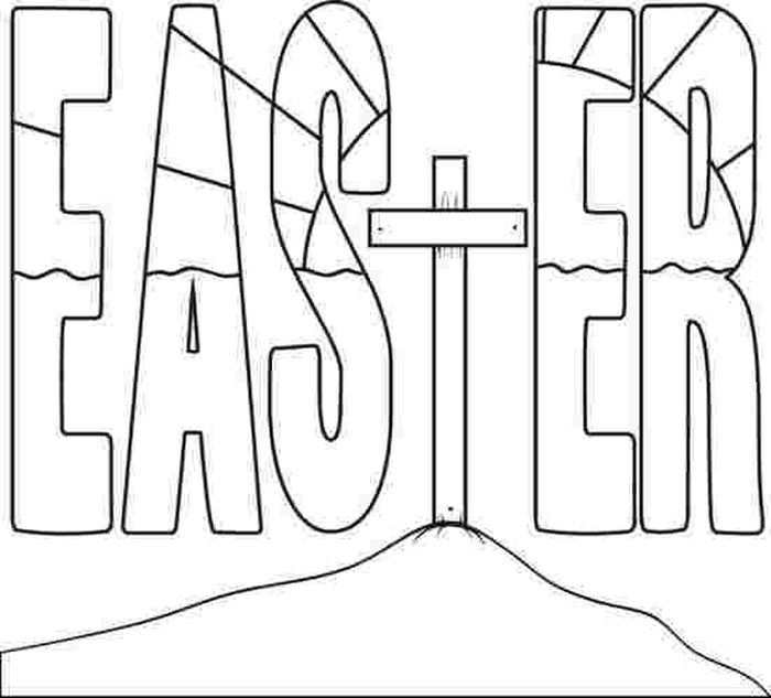 Jesus Easter Coloring Pages