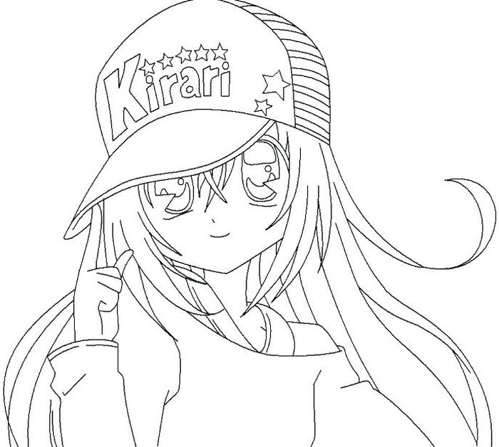 Kawaii Anime Coloring Pages