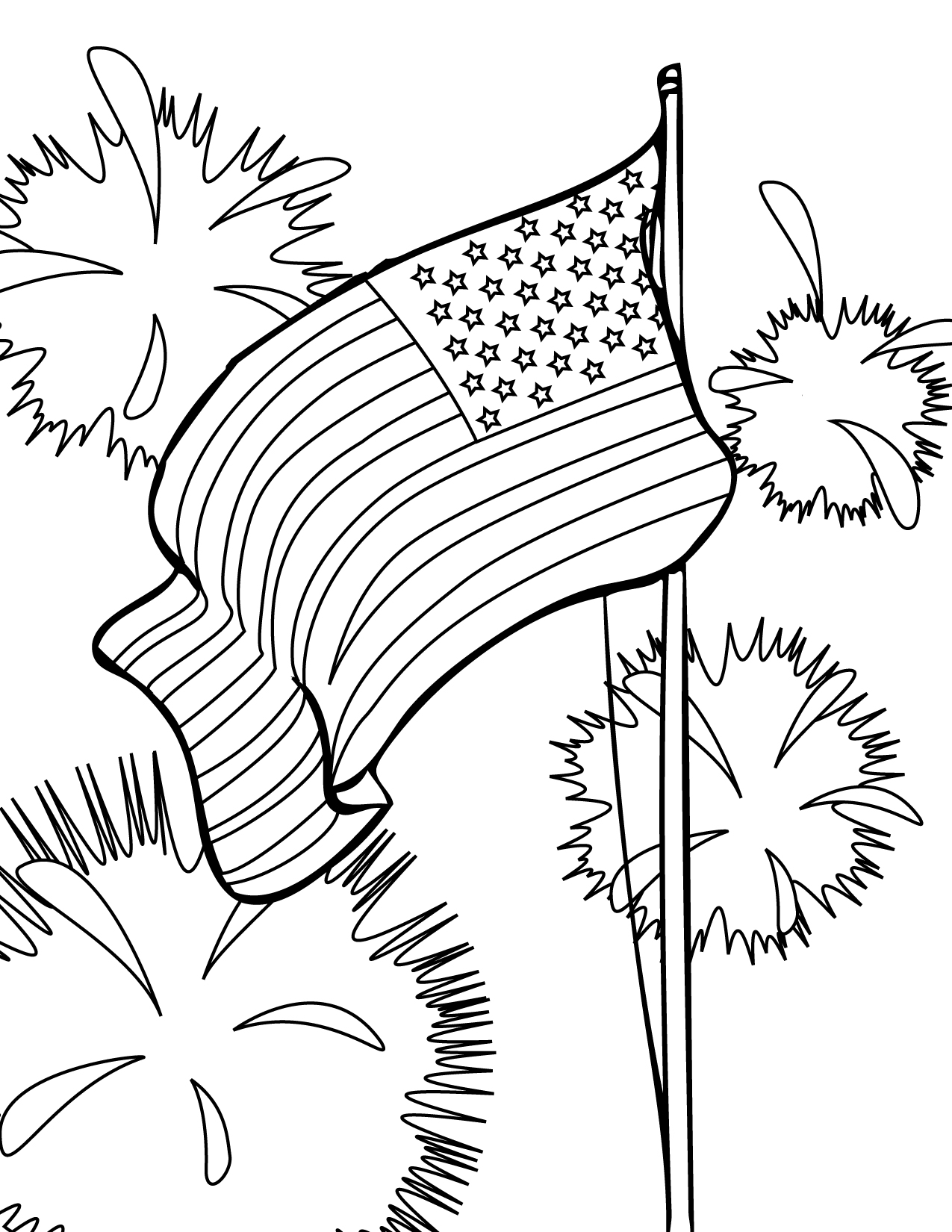 kids patriotic coloring pages