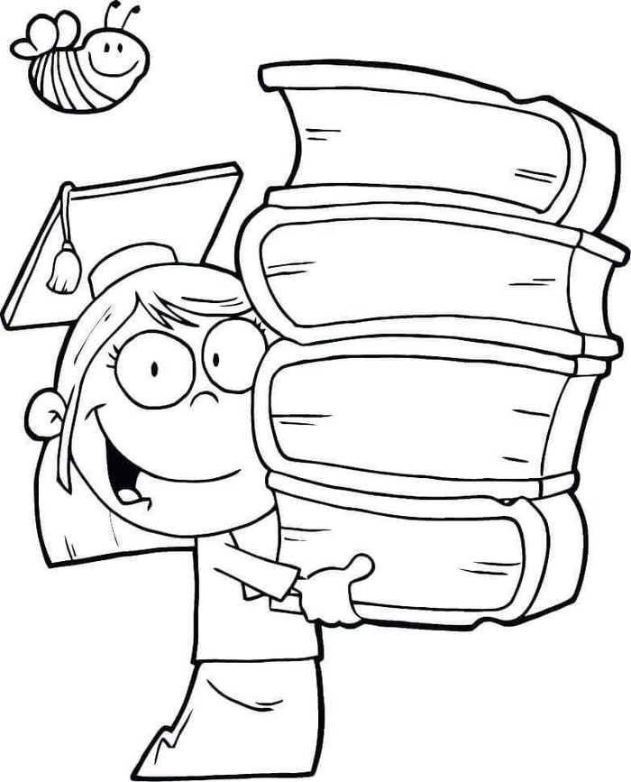 Kindergarten Graduation Coloring Pages