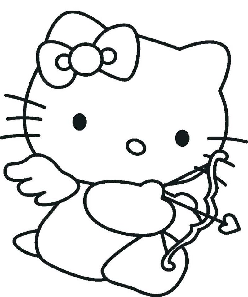 Kitty Free Coloring Pages