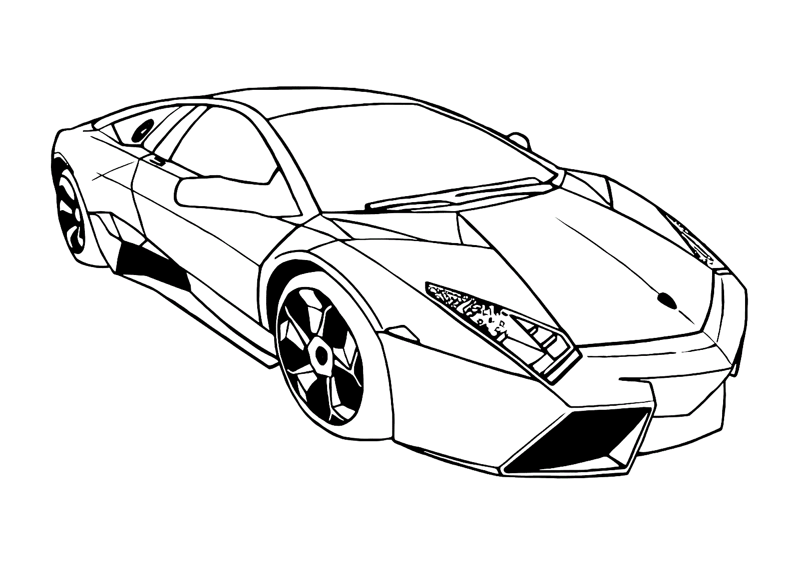 lamborghini aventador coloring pages