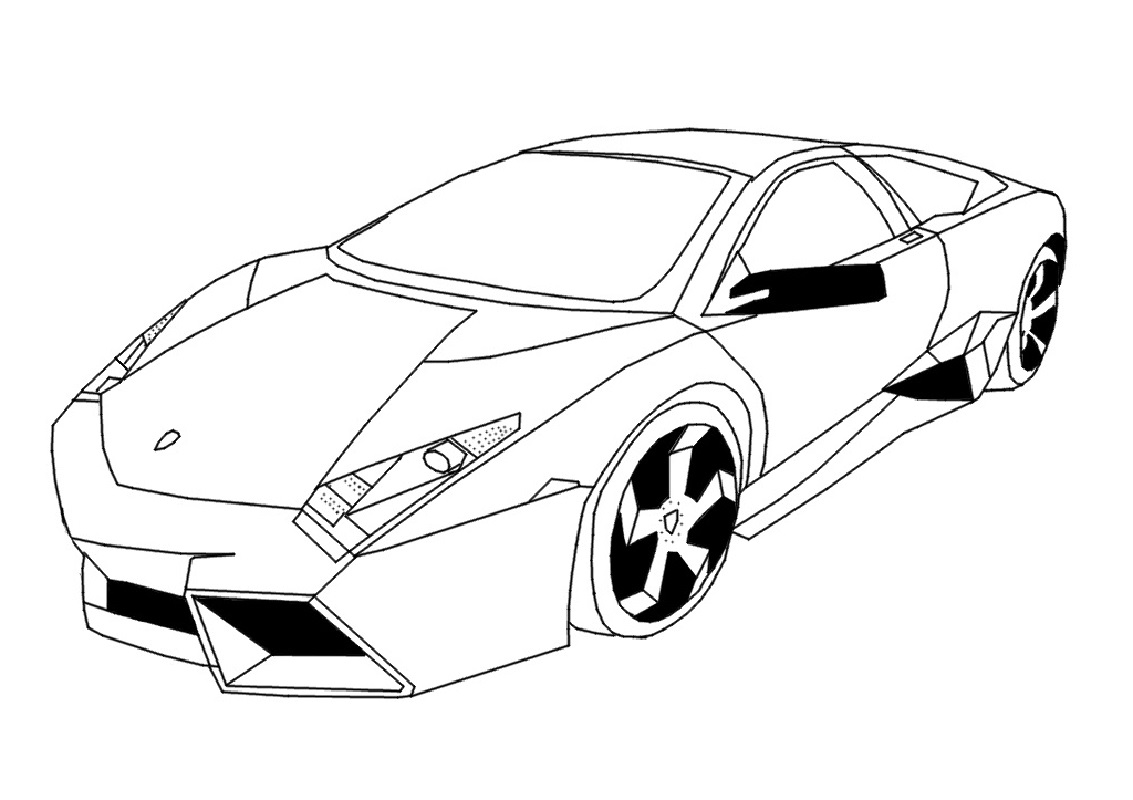 lamborghini car coloring pages 1