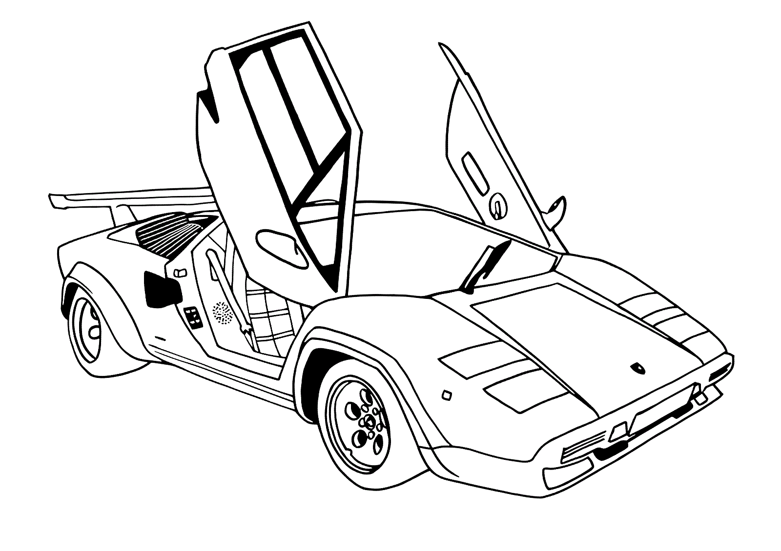 lamborghini coloring pages printable