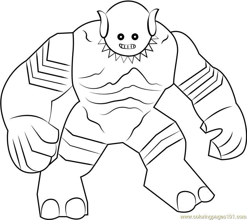 Lego A Bomb coloring page