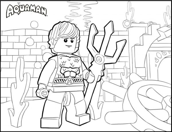 Lego Aquaman Coloring Pages