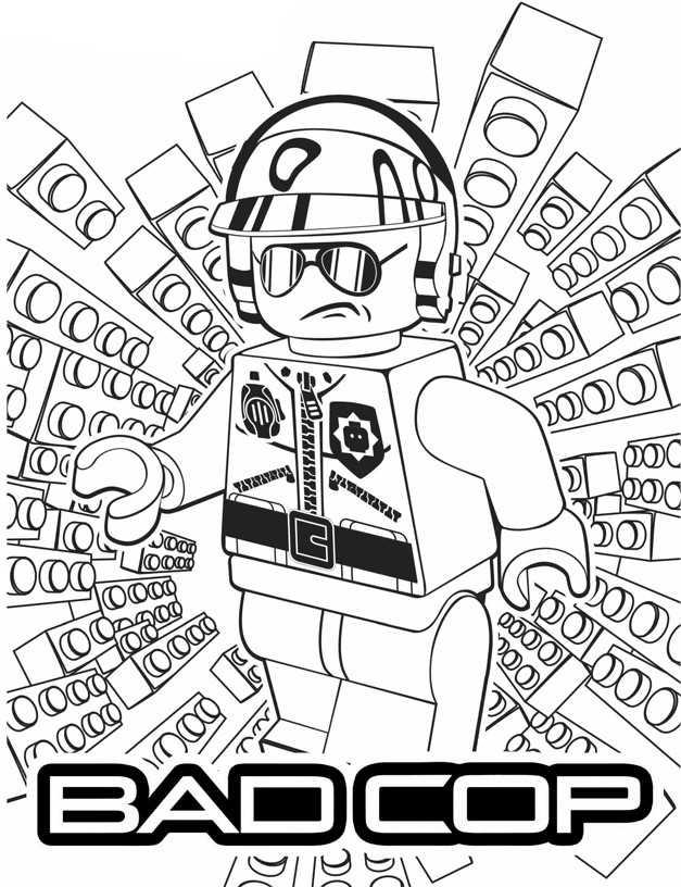 Lego Bad Cop Coloring Pages