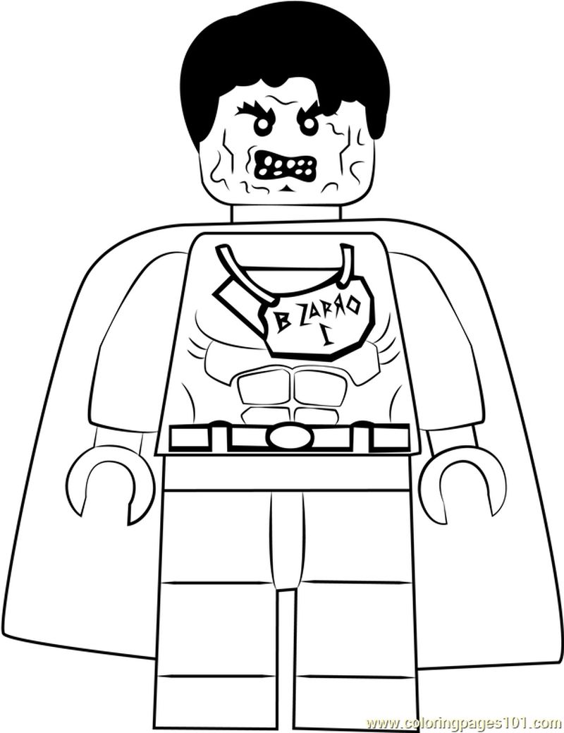 Lego Bizarro coloring page