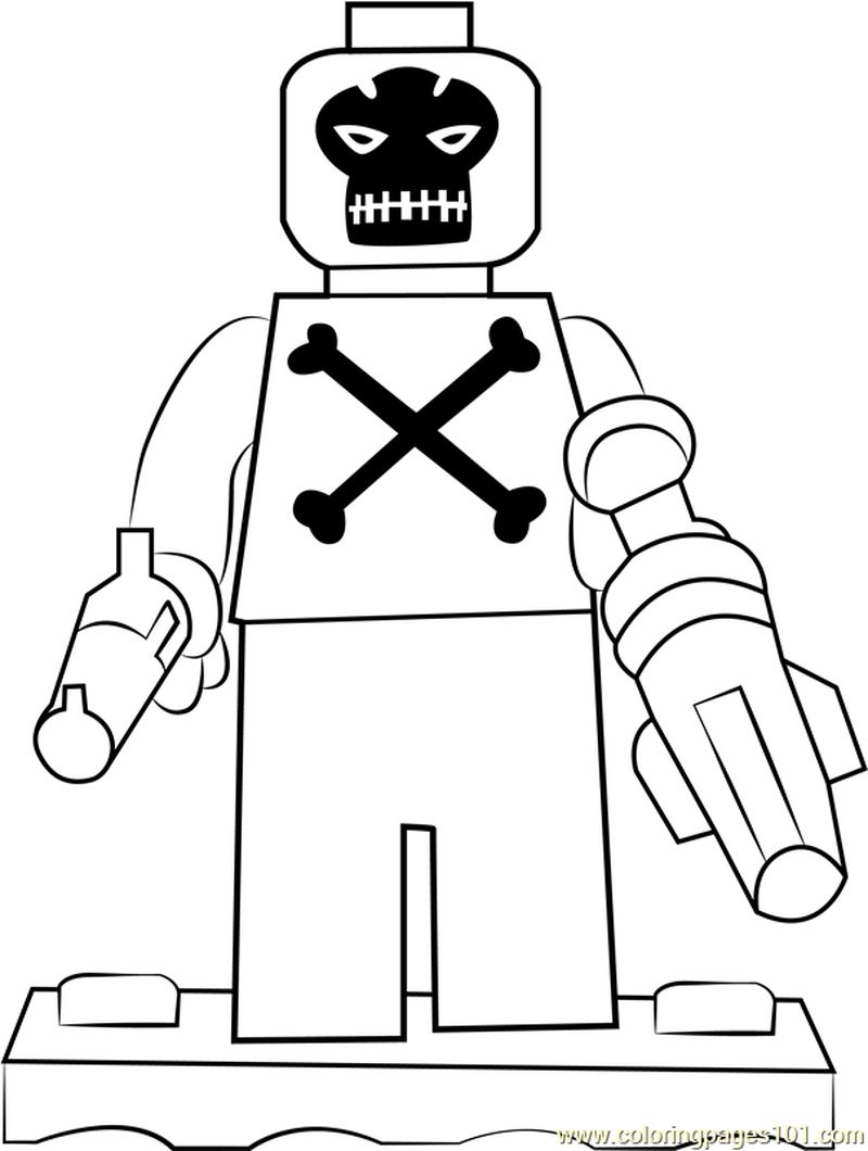 Lego Crossbones coloring page