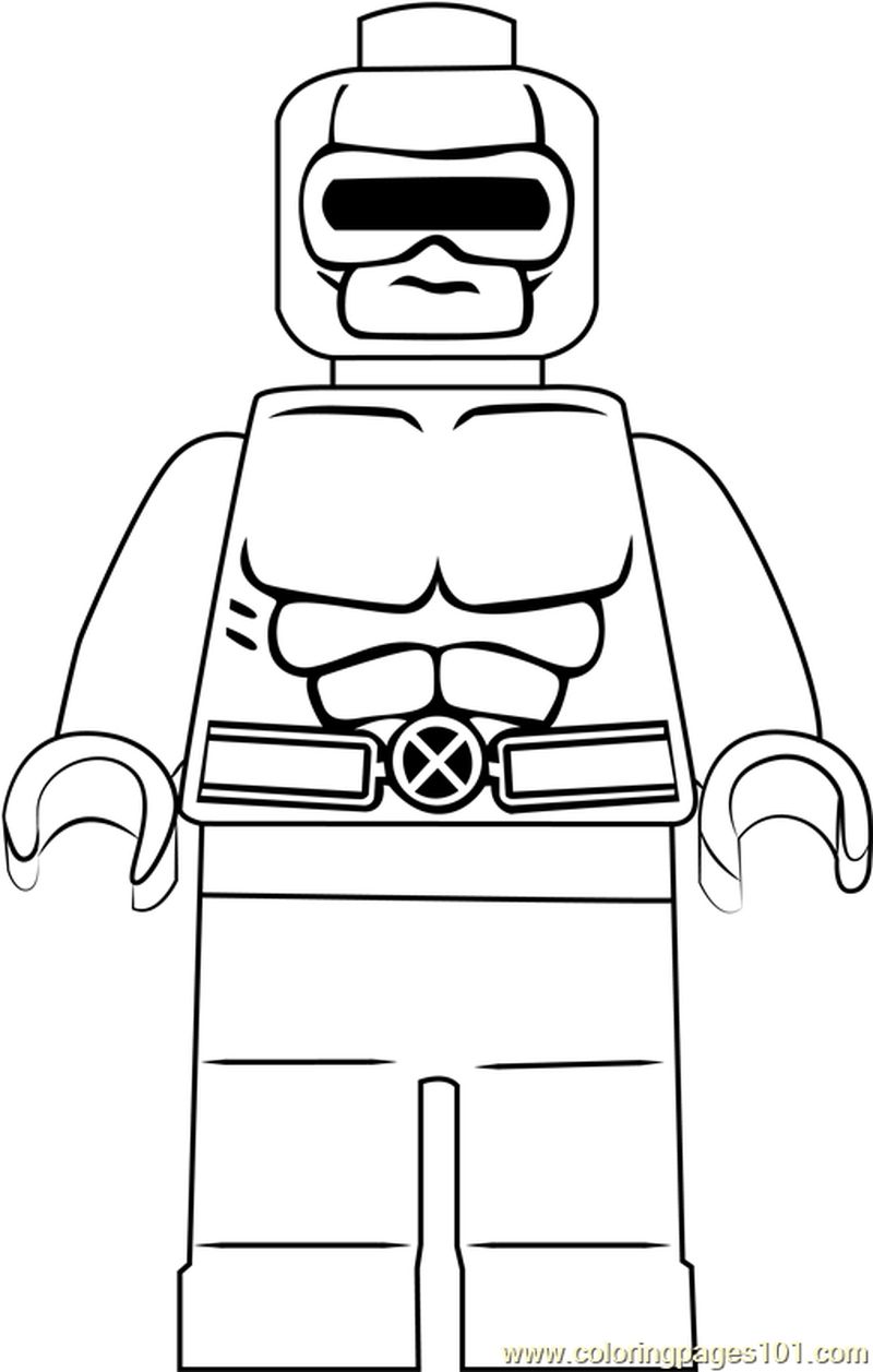 Lego Cyclops coloring page