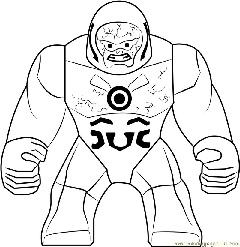 Lego Darkseid coloring page