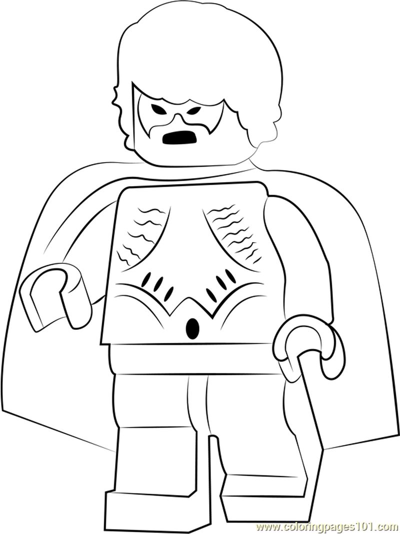 Lego Dick Grayson aka Robin coloring page