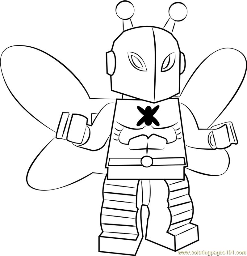 Lego Killer Moth coloring page