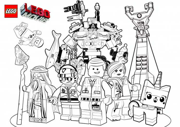 Lego Movie Coloring Page