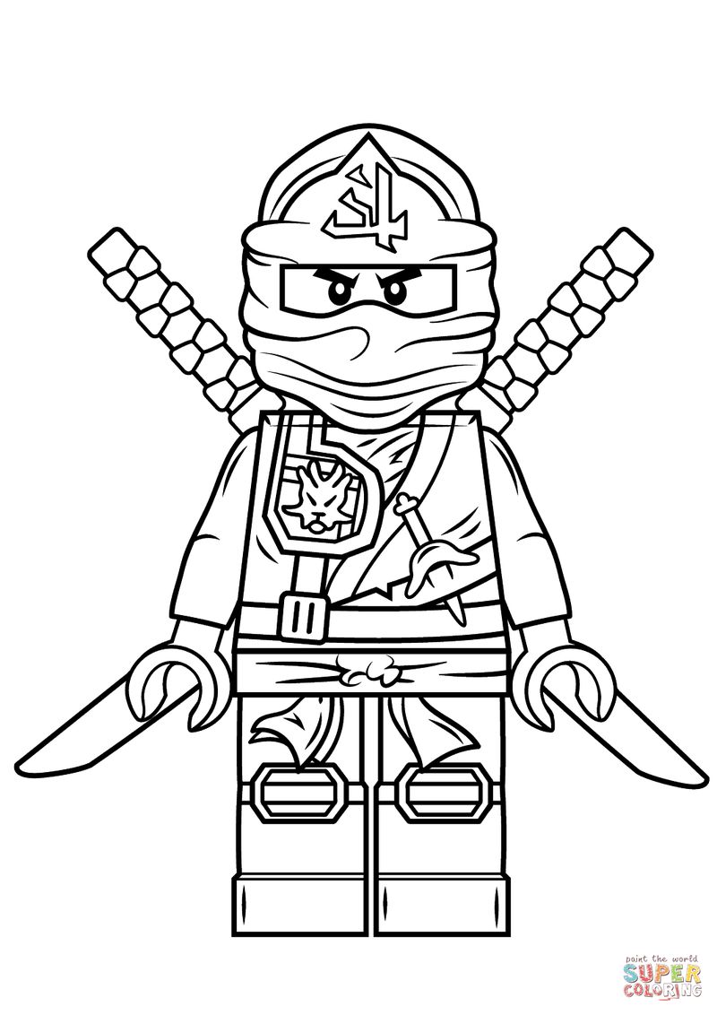 Lego Ninjago Coloring Pages 2015