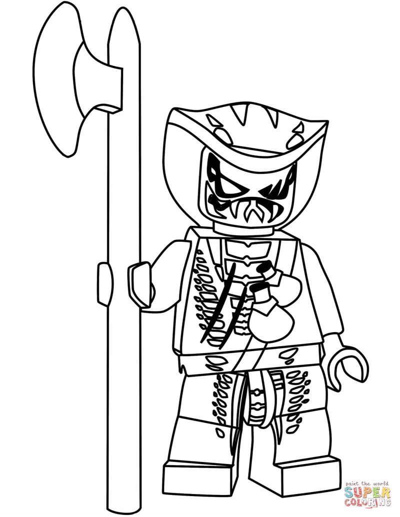 Lego Ninjago Coloring Pages Kai Zx