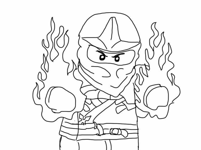 Lego Ninjago Coloring Pages Lloyd