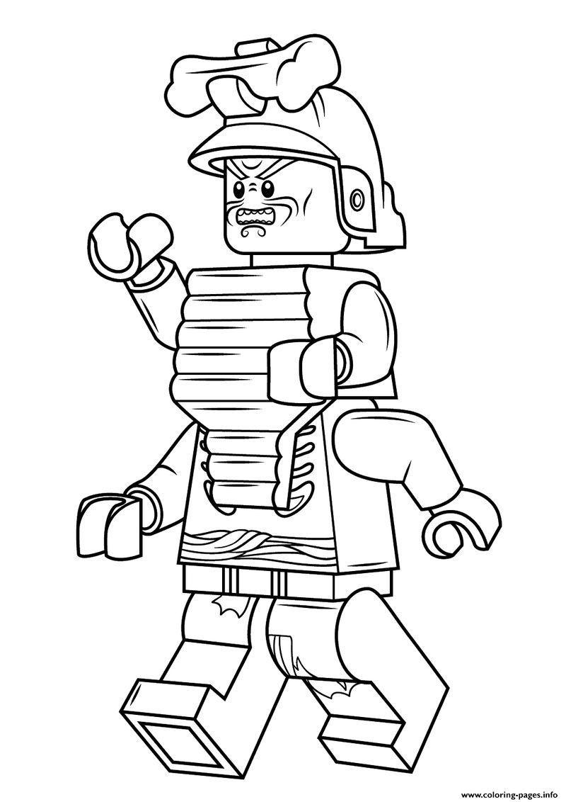 Lego Ninjago Coloring Pages Morro