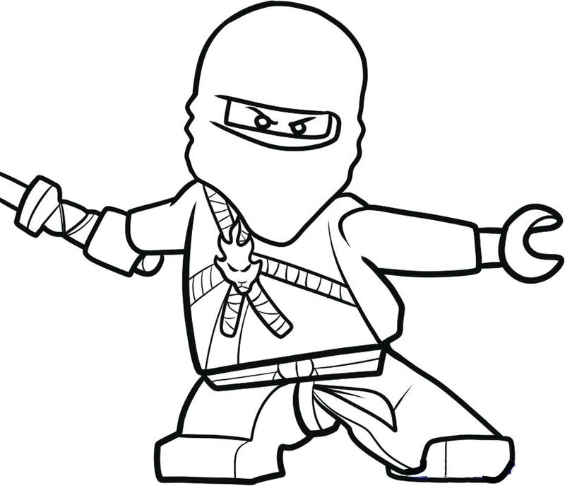 Lego Ninjago Coloring Pages Of The Golden Ninja 1