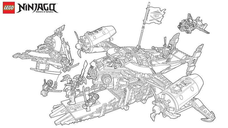 Lego Ninjago Coloring Pages Of The Golden Ninja