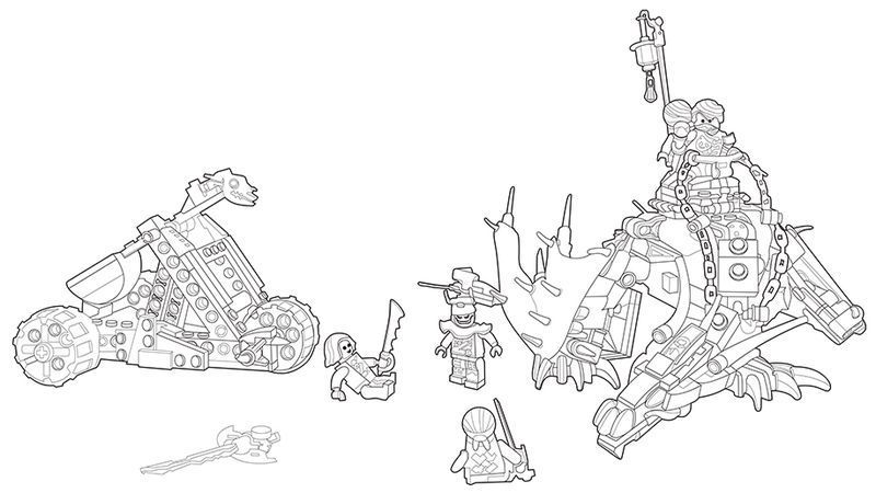 Lego Ninjago Coloring Pages Printable