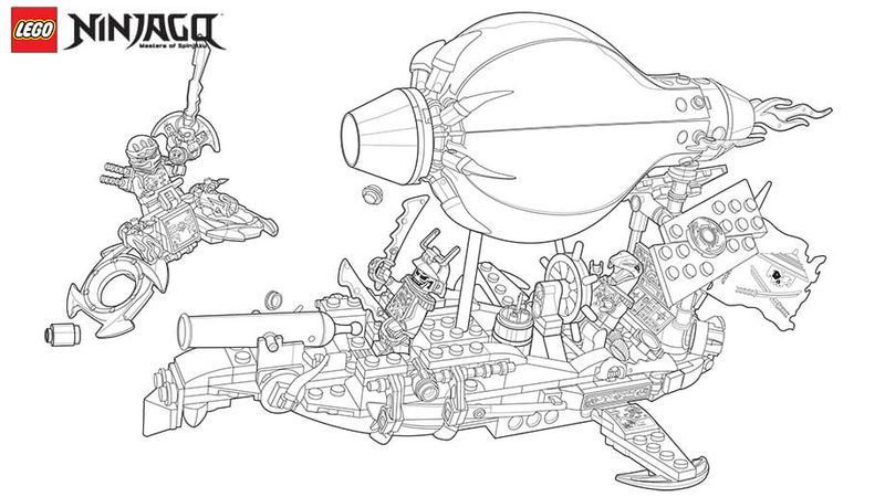 Lego Ninjago Movie Coloring Pages