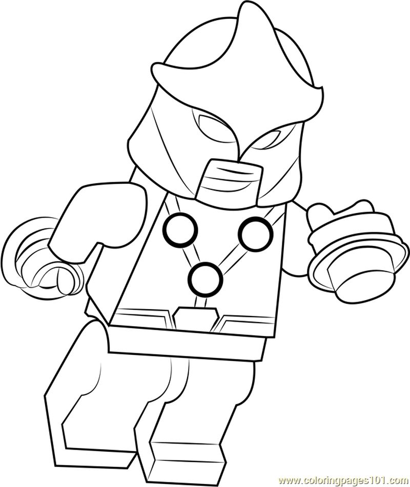 Lego Nova coloring page