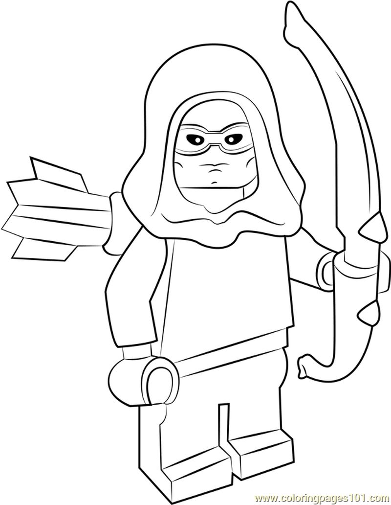 Lego Roy Harper coloring page