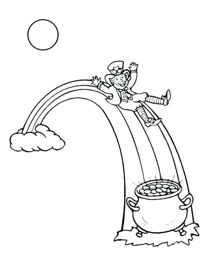 Leprechaun Coloring Pages For Kids