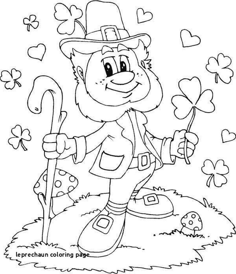 Leprechaun Coloring Pages Pdf