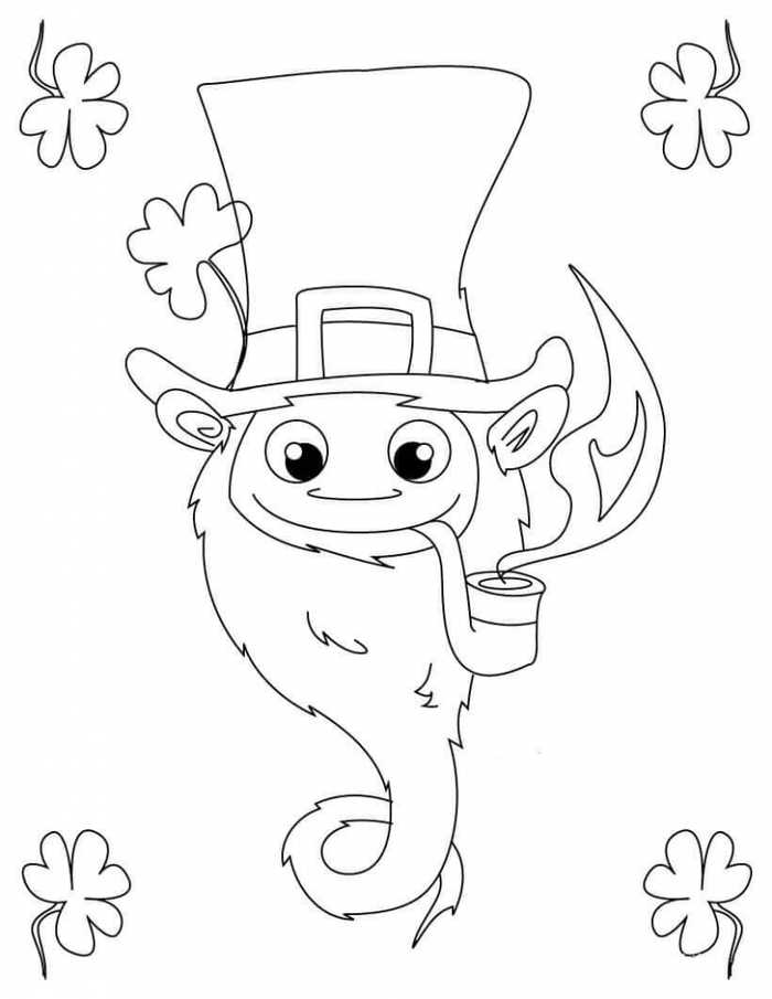 Leprechaun Coloring Pages