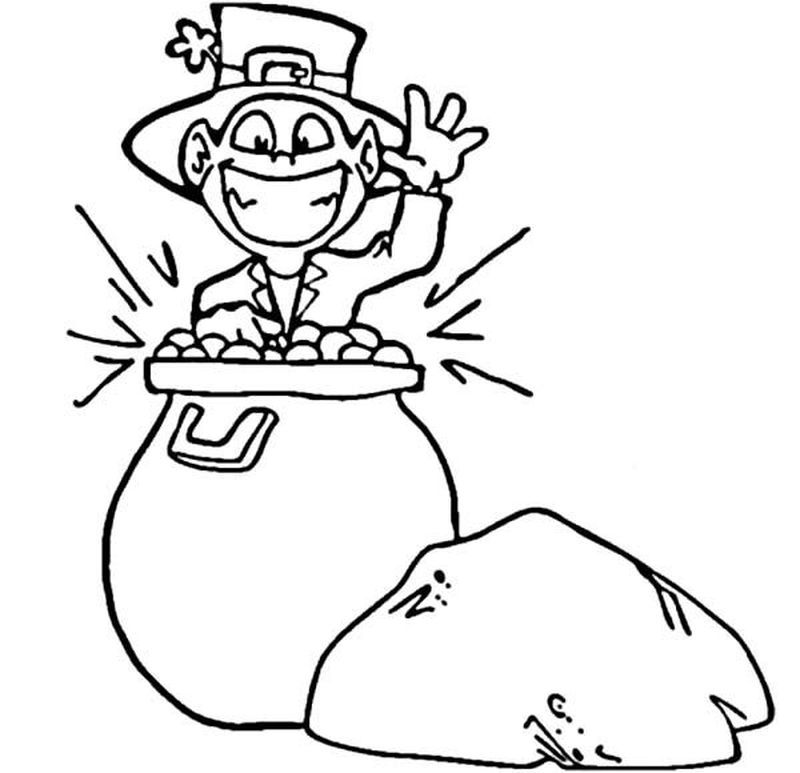 Leprechaun Hats Coloring Pages