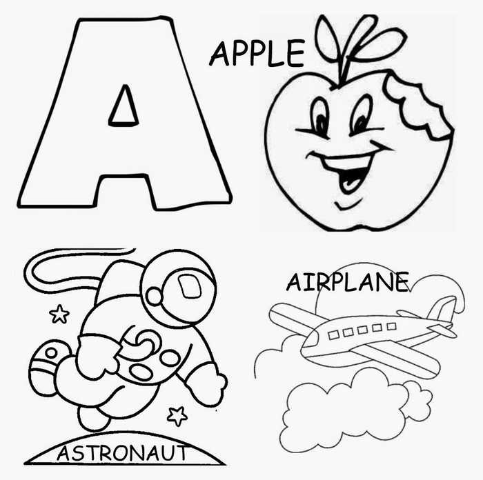 Letter A Worksheet For Kindergarten