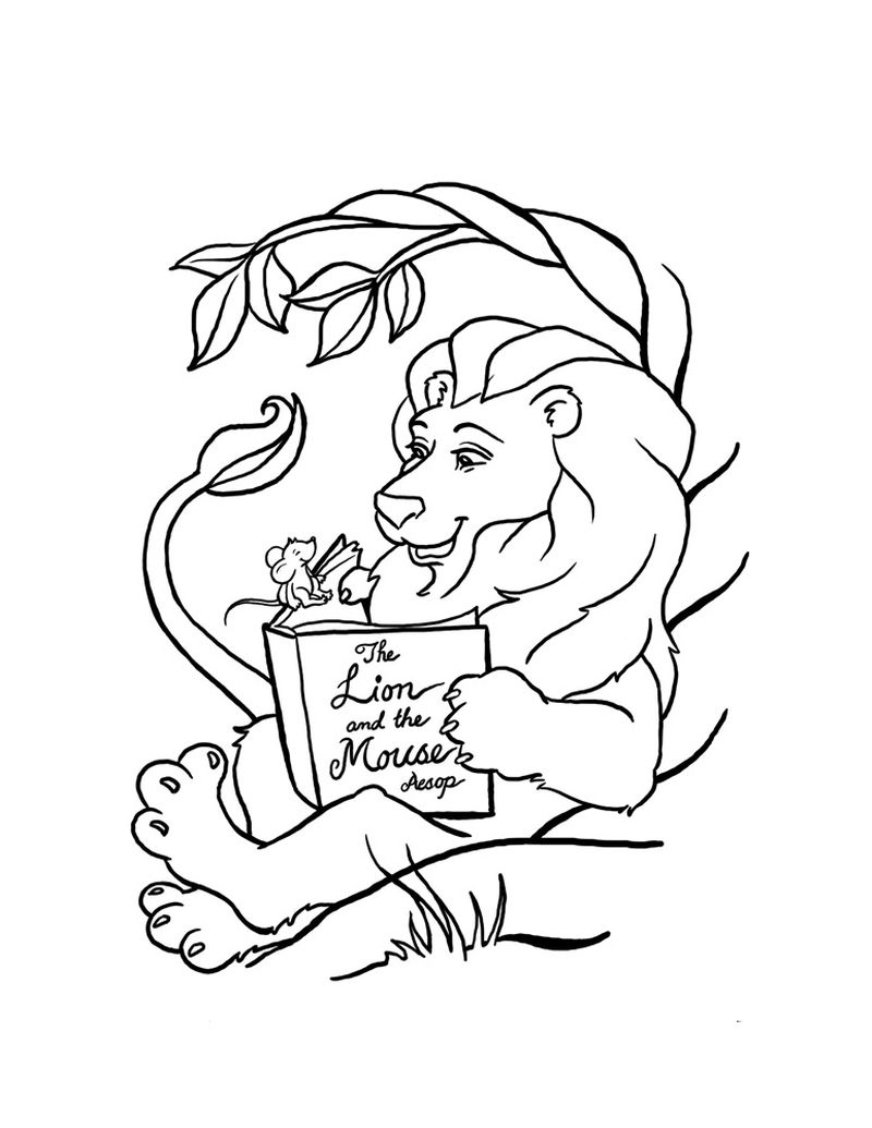 Lion Coloring Pages Images