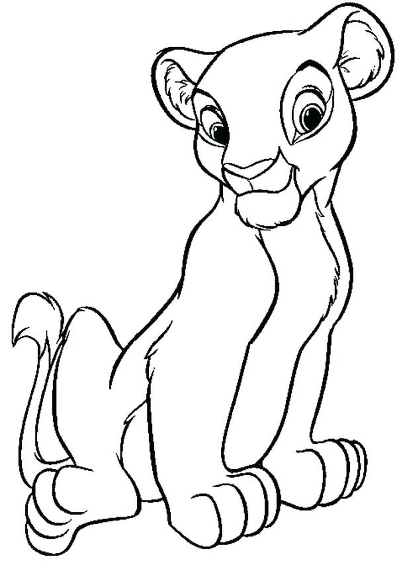 Lion King Coloring Pages For Kids