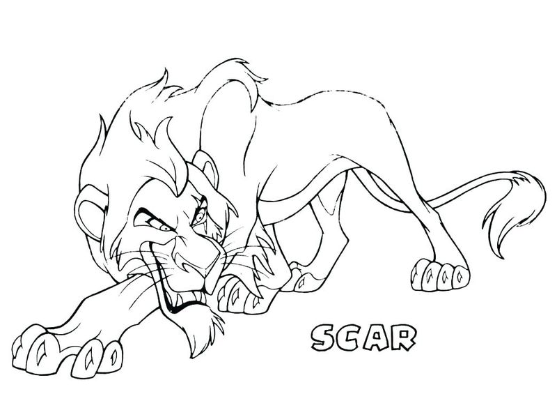 Lion King Coloring Pages Pdf