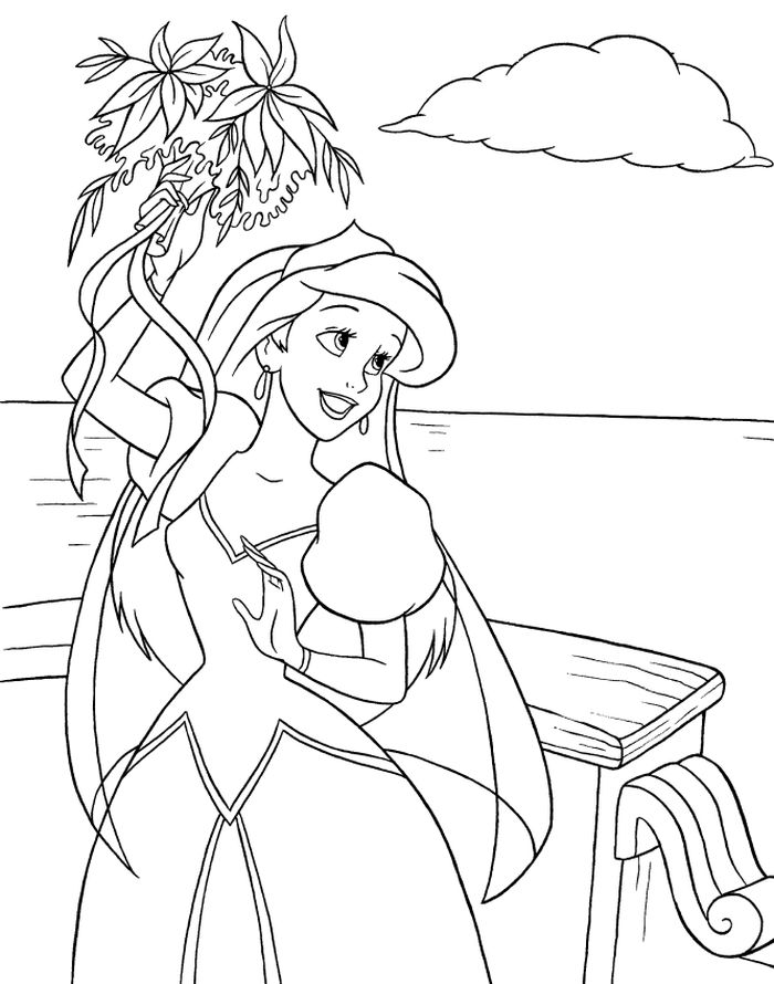 Little Mermaid Ariel Coloring Pages