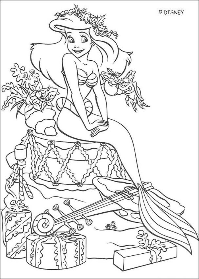 Little Mermaid Coloring Book Pages