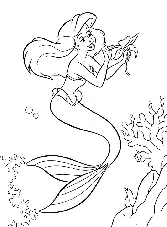 Little Mermaid Coloring Pages