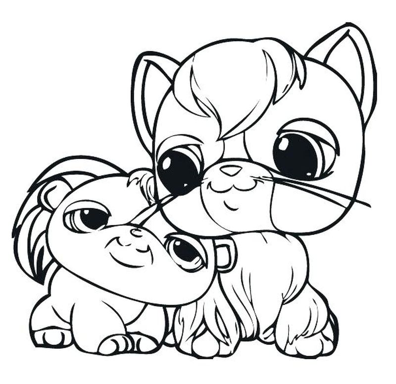 Littlest Pet Shop Animals Coloring Pages