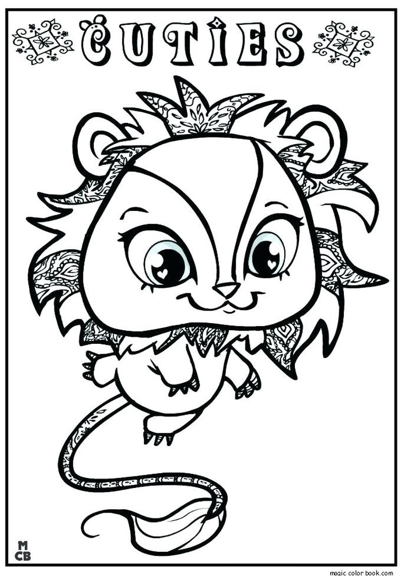 Littlest Pet Shop Coloring Book Pages