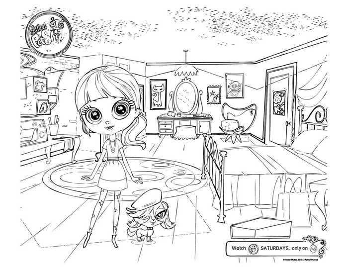 Littlest Pet Shop Coloring Page Printables