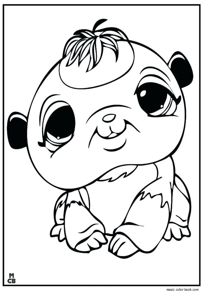 Littlest Pet Shop Coloring Pages Bunny